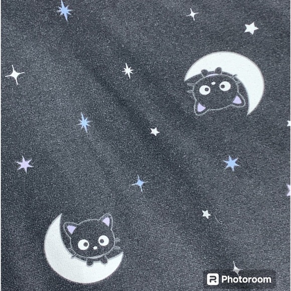 Hot Topic Chococat Moon & Stars Black Overall Skater Dress Sanrio Size XS - Picture 4 of 6